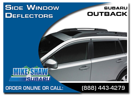 Denver, subaru, side window deflectors, outback, accessories, parts, specials