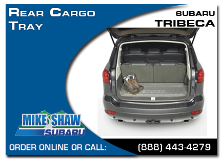 Denver, subaru, cargo tray, rear, tribeca, accessories, parts, specials
