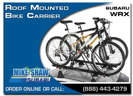 Denver, subaru, bike carrier, roof mounted bike, wrx / sti, accessories, parts, specials