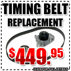 Subaru Timing Belt Replacement Service Discount Coupon