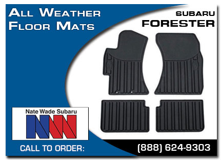 Salt Lake City, subaru, all weather floor mats, forester, accessories, parts, specials