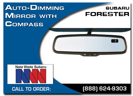Salt Lake City, subaru, auto-dimming mirror, compass, forester, accessories, parts, specials