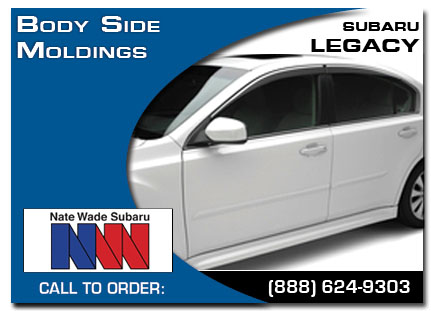 Salt Lake City, subaru, body side moldings, legacy, accessories, parts, specials