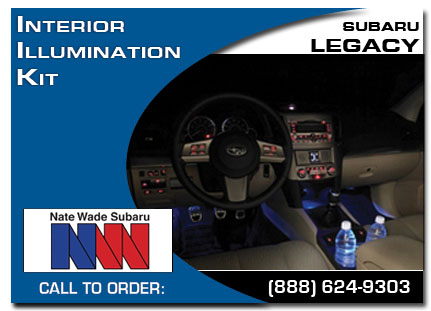 Salt Lake City, subaru, interior illumination kit , legacy, accessories, parts, specials