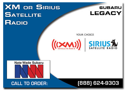 Salt Lake City, subaru, xm, sirius, satellite radio, extended, legacy, accessories, parts, specials
