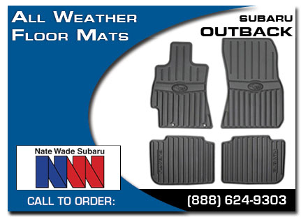 Salt Lake City, subaru, all weather floor mats, outback, accessories, parts, specials