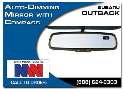 Salt Lake City, subaru, auto-dimming mirror, compass, outback, accessories, parts, specials
