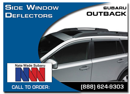 Salt Lake City, subaru, side window deflectors, outback, accessories, parts, specials