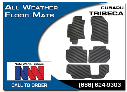 Salt Lake City, subaru, all weather floor mats, tribeca, accessories, parts, specials