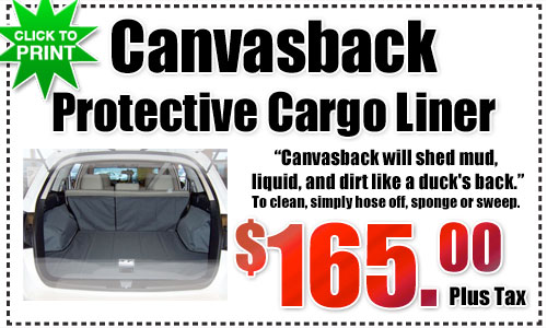 Canvasback Protective Cargo Liner for Subaru Outbacks Discount Coupon at Nate Wade Subaru in Salt Lake City, Utah