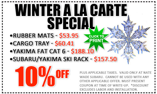 Subaru Winter Auto-Parts Special serving Salt Lake City Utah