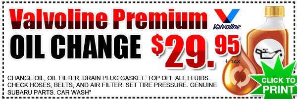 Oil Change Service Special, Discount Coupon, Salt Lake City, Utah