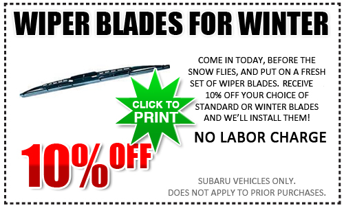 Nate Wade Subaru Wiper Blade Replacement Service Special Nate Wade Subaru Wiper Blade Replacement Service Special