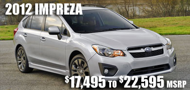 2012 Subaru Impreza at Subaru Pacific, Hermosa Beach, Los Angeles, Torrance, Long Beach, Santa Monica, California