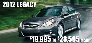 2012 Subaru Legacy at Subaru Pacific, Hermosa Beach, Los Angeles, Torrance, Long Beach, Santa Monica, California