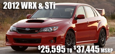 2012 Subaru WRX & STi at Subaru Pacific, Hermosa Beach, Los Angeles, Torrance, Long Beach, Santa Monica, California