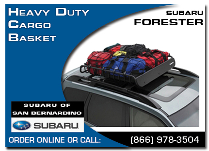 San Bernardino, subaru, heavy duty, cargo basket, forester, accessories, parts, specials