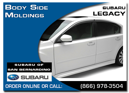 San Bernardino, subaru, body side moldings, legacy, accessories, parts, specials