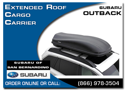 San Bernardino, subaru, roof cargo carrier, extended, outback, accessories, parts, specials