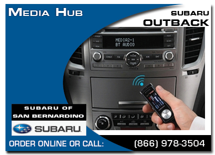 San Bernardino, subaru, media hub, excludes navi, outback, accessories, parts, specials