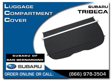 San Bernardino, subaru, luggage compartment cover, tribeca, accessories, parts, specials