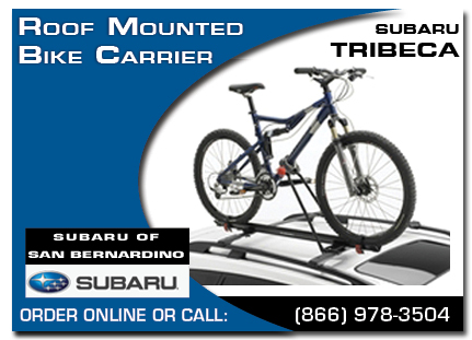 San Bernardino, subaru, bike carrier, roof mounted, tribeca, accessories, parts, specials