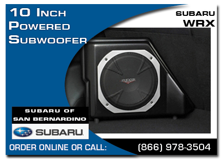 San Bernardino, subaru, subwoofer, 10 inch, wrx / sti, accessories, parts, specials