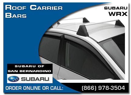 San Bernardino, subaru, roof carrier bars, wrx / sti, accessories, parts, specials