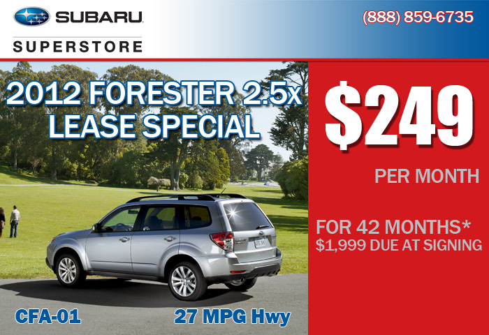 New Subaru Forester Special