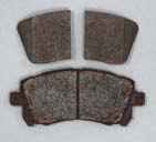 Genuine Subaru Brake Pads after Salt Spray