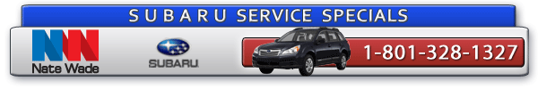 Subaru Service & Repair Center at Nate Wade
 Subaru in Salt Lake City