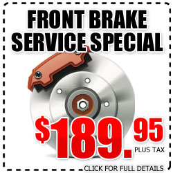 Subaru Front Brake Service Specials, Car Repair & Maintenance Discount Coupons, san bernardino, highland, riverside, fontana, corona, ontario, california