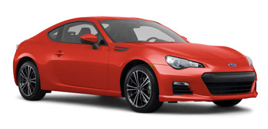 2013 Subaru BRZ in Lightning Red