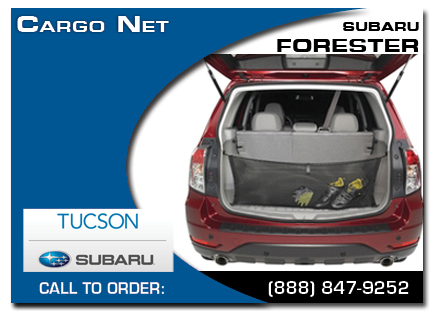 tucson, subaru, cargo net, forester, accessories, parts, specials