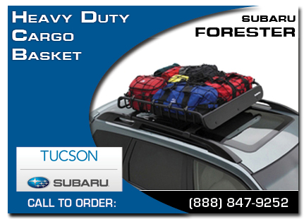 tucson, subaru, heavy duty, cargo basket, forester, accessories, parts, specials