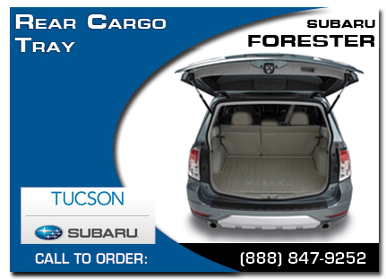 tucson, subaru, rear cargo tray, forester, accessories, parts, specials