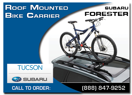 tucson, subaru, bike carrier, roof mounted, forester, accessories, parts, specials