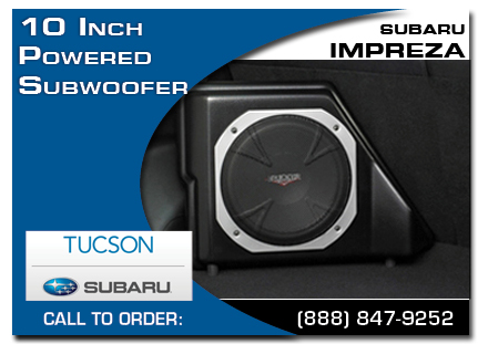 tucson, subaru, subwoofer, 10 inch, impreza, accessories, parts, specials