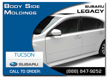 tucson, subaru, body side moldings, legacy, accessories, parts, specials