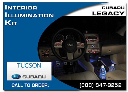 tucson, subaru, interior illumination kit , legacy, accessories, parts, specials