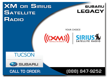 tucson, subaru, xm, sirius, satellite radio, extended, legacy, accessories, parts, specials