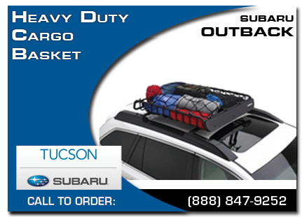 tucson, subaru, heavy duty, cargo basket, outback, accessories, parts, specials