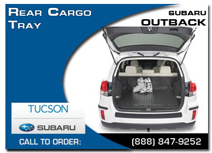 tucson, subaru, rear cargo tray, outback, accessories, parts, specials
