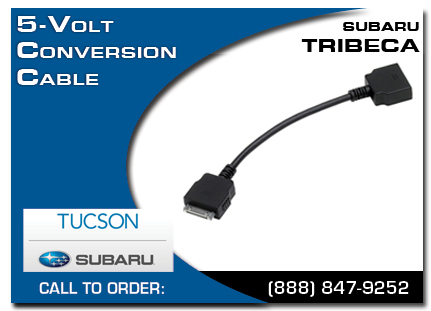 tucson, subaru, 5 volt conversion cable, tribeca, accessories, parts, specials