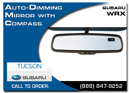 tucson, subaru, auto-dimming mirror, compass, wrx / sti, accessories, parts, specials