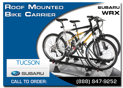 tucson, subaru, bike carrier, roof mounted bike, wrx / sti, accessories, parts, specials