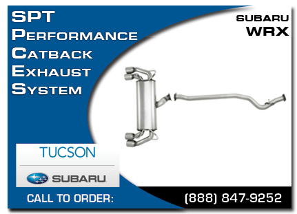 tucson, subaru, spt performance catback exhaust system, wrx / sti, accessories, parts, specials
