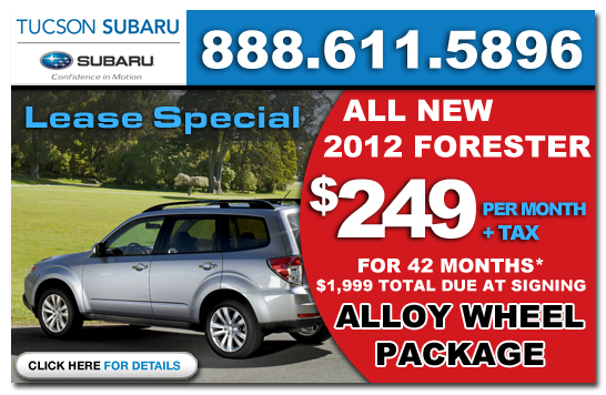 2012 Subaru Forester Lease serving Phoenix, Tucson, Arizona
