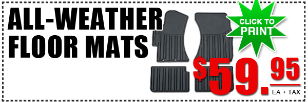 tucson, subaru, parts, specials, floor mats
