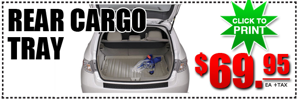 Tucson Subaru Rear Cargo Tray Parts Discount Coupon serving Arizona